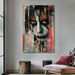 Εικόνα KISS - Χάος στη σκηνή | 100% πρωτότυπο ακρυλικό ζωγραφισμένο