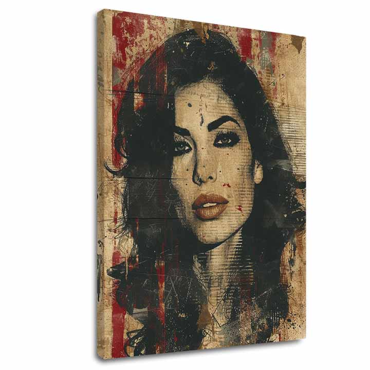 Εικόνα AMY WINEHOUSE - Βαθιά ματιά της ψυχής | φινιρισμένο στο χέρι του καλλιτέχνη - εικόνα 2