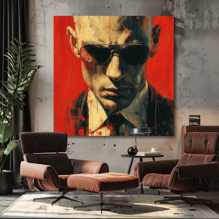 Εικόνα HITMAN - Αίσθηση της λεπτομέρειας | 100% πρωτότυπο ακρυλικό ζωγραφισμένο