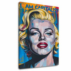 Εικόνα MARILYN MONROE - Capitalist charm | φινιρισμένο στο χέρι του καλλιτέχνη - εικόνα 2