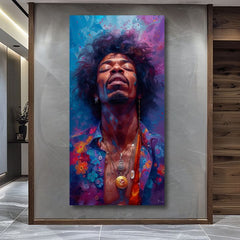Εικόνα JIMI HENDRIX - Έκρηξη αρμονίας | 100% αυθεντικό ακρυλικό ζωγραφισμένο