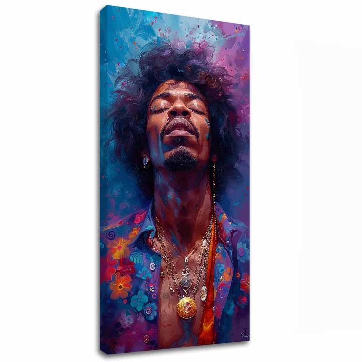 Εικόνα JIMI HENDRIX - Έκρηξη αρμονίας | φινιρισμένο στο χέρι του καλλιτέχνη - εικόνα 2