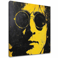 Εικόνα JOHN LENNON - Κίτρινη αντανάκλαση της πραγματικότητας | φινιρισμένο στο χέρι του καλλιτέχνη - εικόνα 2