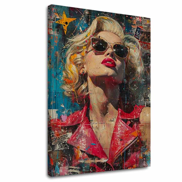 Εικόνα MARILYN MONROE - Εικόνα στη λάμψη των φώτων | φινιρισμένο στο χέρι του καλλιτέχνη - εικόνα 2