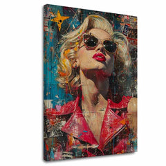 Εικόνα MARILYN MONROE - Εικόνα στη λάμψη των φώτων | φινιρισμένο στο χέρι του καλλιτέχνη - εικόνα 2