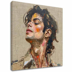 Πίνακας Michael Jackson - Μελωδία του Πάθους | 100% πρωτότυπος πίνακας με ακρυλικά