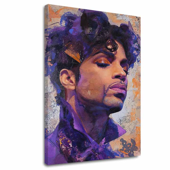 Ζωγραφική Prince - Purple Elegance | 100% αυθεντική ακρυλική ζωγραφική