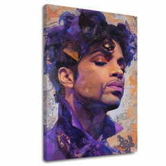 Ζωγραφική Prince - Purple Elegance | 100% αυθεντική ακρυλική ζωγραφική