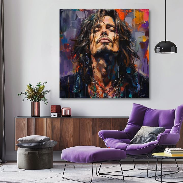 Εικόνα CHRIS CORNELL - Φωνή της σκηνής grunge | 100% πρωτότυπο ακρυλικό ζωγραφισμένο