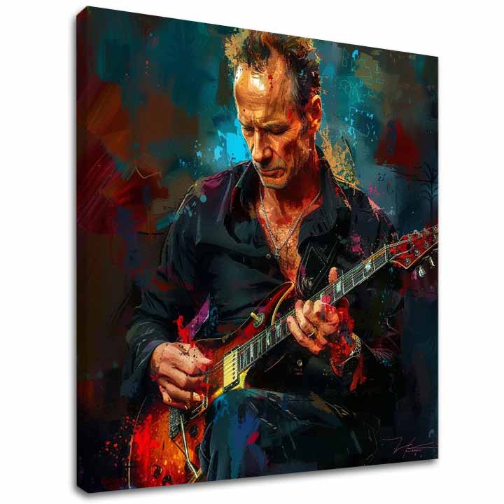 Ζωγραφική Sting - Βασιλιάς των Grammy | 100% πρωτότυπος πίνακας με ακρυλικό