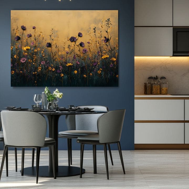 Βραδινό λιβάδι | 100% αυθεντικό ακρυλικό ζωγραφισμένο