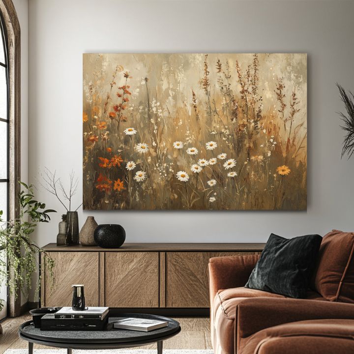 Η αρμονία της ρουστίκ κομψότητας | 100% αυθεντικό ακρυλικό ζωγραφισμένο