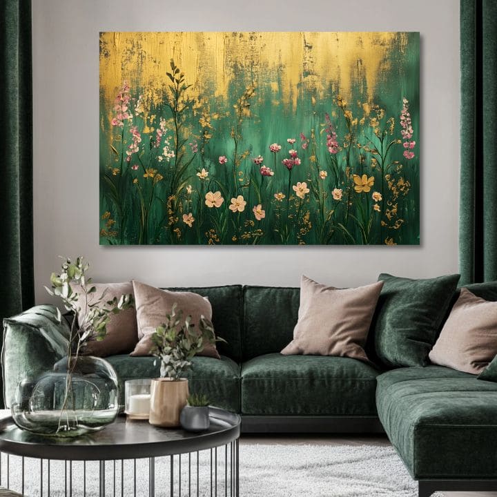 Χρυσές στιγμές της φύσης | 100% αυθεντικό ακρυλικό ζωγραφισμένο