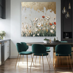 Ζωγραφική χρυσό άγγιγμα της φύσης | 100% πρωτότυπο ακρυλικό ζωγραφισμένο