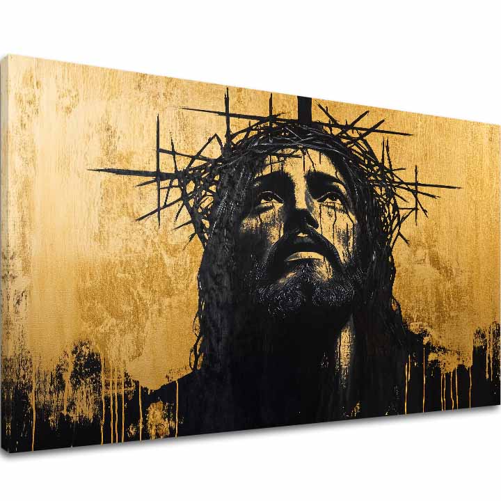 Suffering Jesus | φινιρισμένο στο χέρι του καλλιτέχνη - εικόνα 2