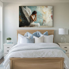 Πίνακες ζωγραφικής των αγγέλων Συγχώρεση | 100% πρωτότυπο ακρυλικό ζωγραφισμένο