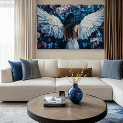 Πίνακες ζωγραφικής των αγγέλων Ομορφιά από τον ουρανό | 100% πρωτότυπο ακρυλικό ζωγραφισμένο