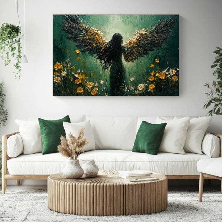 Πίνακες ζωγραφικής των αγγέλων Το φως της ελπίδας | 100% αυθεντικό ακρυλικό ζωγραφισμένο