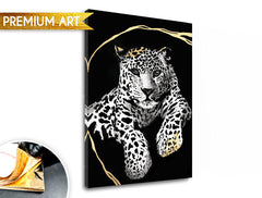 Πίνακες σε καμβά PREMIUM ART | Η τσίτα ξεκουράζεται - εικόνα 3
