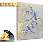 Πίνακες σε καμβά PREMIUM ART | Λιβελούλα - εικόνα 3