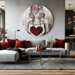 Στρογγυλές ζωγραφιές με ακρυλικό Δώρο από τον ουρανό | διαφορετικές διαστάσεις