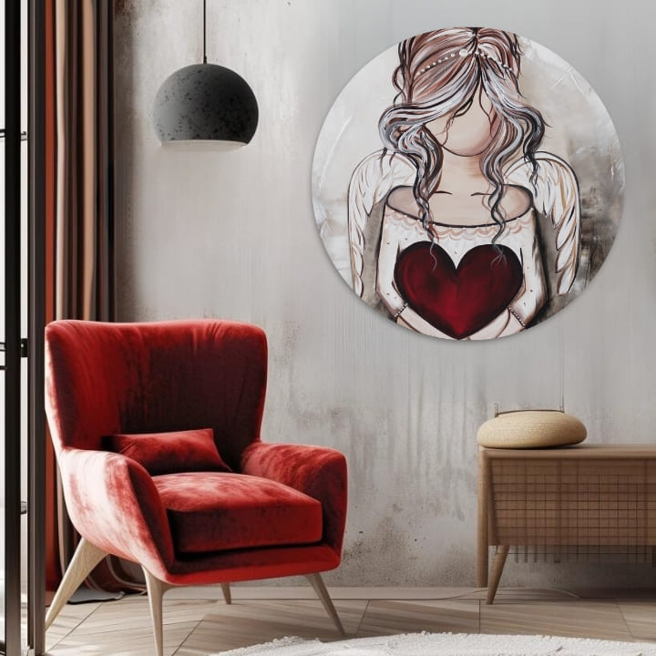 Στρογγυλές ζωγραφιές με ακρυλικό Δώρο από τον ουρανό | διαφορετικές διαστάσεις