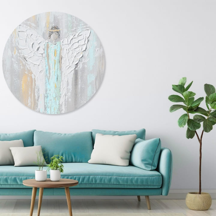 Στρογγυλές ζωγραφιές με ακρυλικό | διαφορετικές διαστάσεις