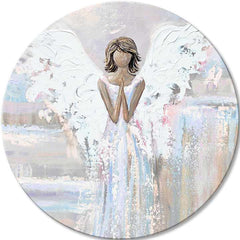 Στρογγυλές ζωγραφιές με ακρυλικό Μια πινελιά τρυφερότητας | διαφορετικές διαστάσεις