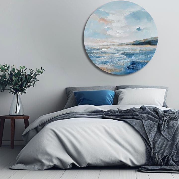 Στρογγυλή ζωγραφική Depths of Peace | διαφορετικές διαστάσεις