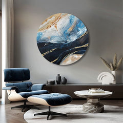 Στρογγυλή ζωγραφική ζωγραφική Ήχος του Ωκεανού | διαφορετικές διαστάσεις
