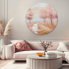 Στρογγυλή ζωγραφισμένη εικόνα Ονειρεμένη ζωή | διαφορετικές διαστάσεις