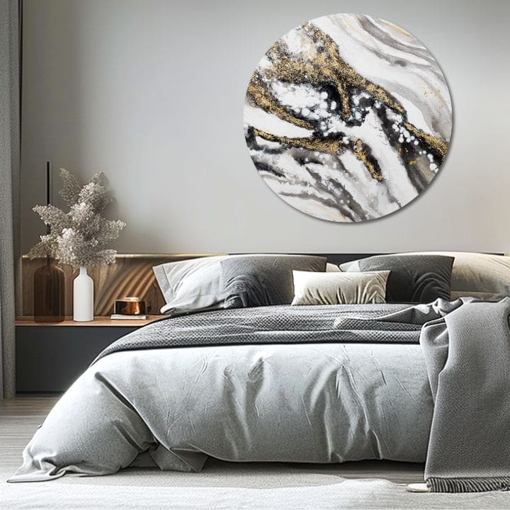 Στρογγυλή ζωγραφισμένη εικόνα Η ιστορία της Γης | διαφορετικές διαστάσεις