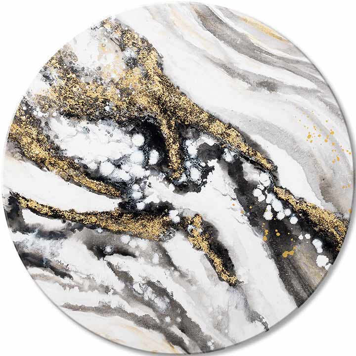 Στρογγυλή ζωγραφισμένη εικόνα Η ιστορία της Γης - εικόνα 2