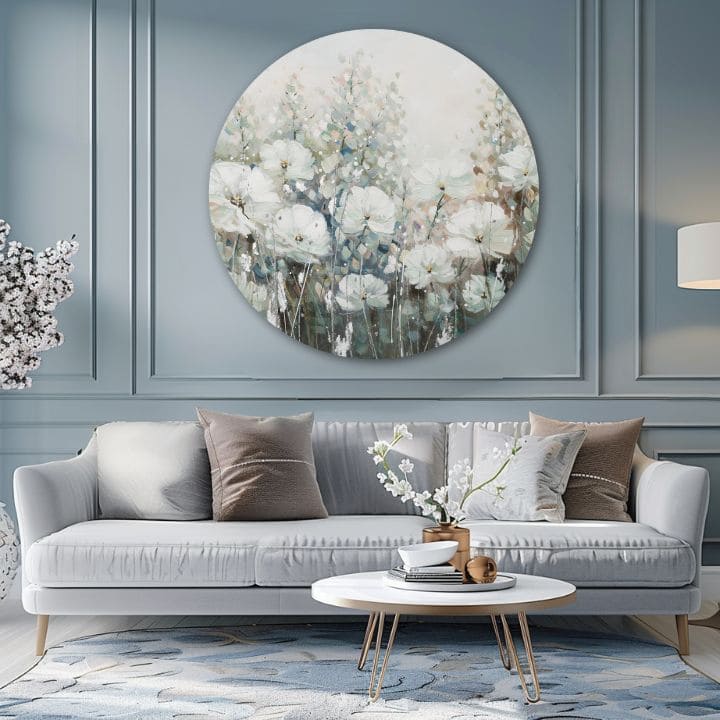 Στρογγυλή ζωγραφισμένη εικόνα Ανοιξιάτικη Συμφωνία | διαφορετικές διαστάσεις