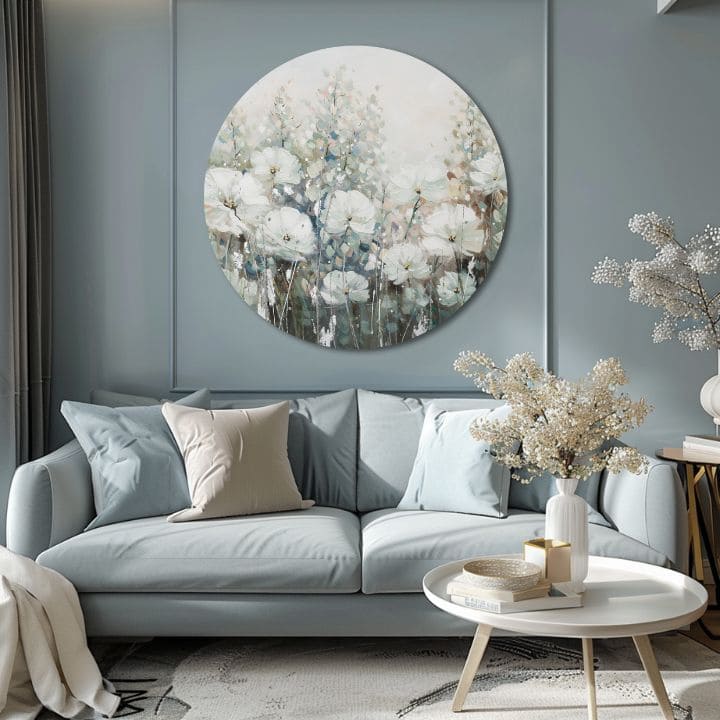 Στρογγυλή ζωγραφισμένη εικόνα Ανοιξιάτικη Συμφωνία | διαφορετικές διαστάσεις