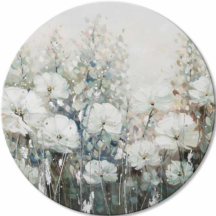 Στρογγυλή ζωγραφισμένη εικόνα Ανοιξιάτικη Συμφωνία | διαφορετικές διαστάσεις