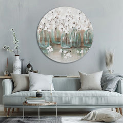 Στρογγυλή ζωγραφισμένη εικόνα του αγαπημένου αρώματος | διαφορετικές διαστάσεις