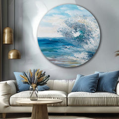 Στρογγυλή ζωγραφισμένη εικόνα Ασυμβίβαστο στοιχείο | διαφορετικές διαστάσεις