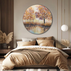 Στρογγυλή ζωγραφική Hidden Sun | διαφορετικές διαστάσεις