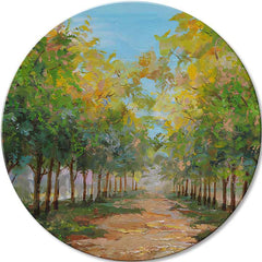 Στρογγυλή ζωγραφισμένη εικόνα Έμπνευση | διαφορετικές διαστάσεις