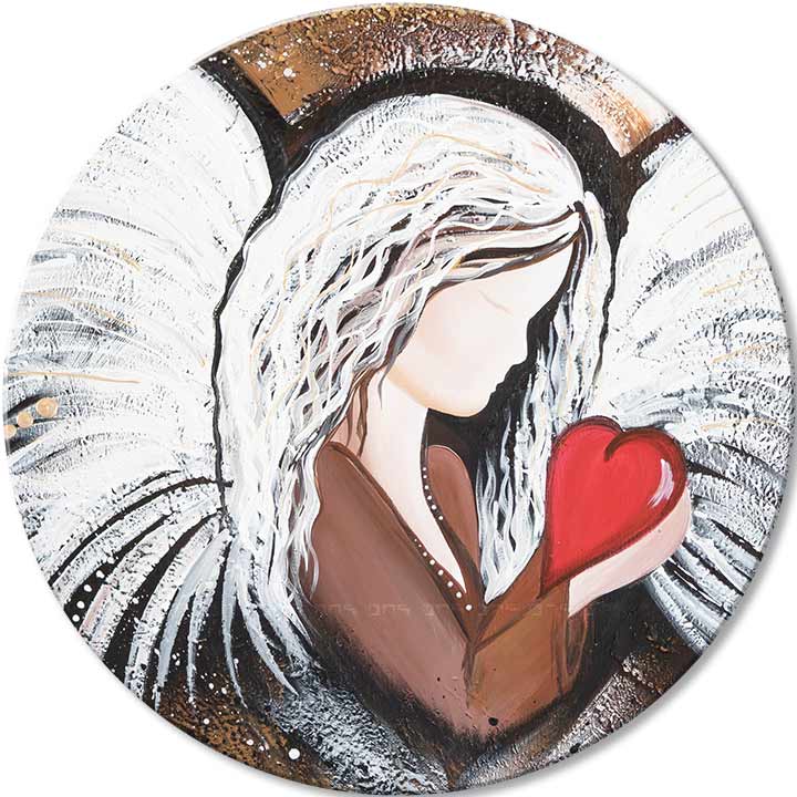 Στρογγυλοί ακρυλικοί πίνακες Heart Protector | διάφορα μεγέθη