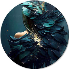 Στρογγυλές ζωγραφιές με ακρυλικό Angel Calling | διαφορετικές διαστάσεις