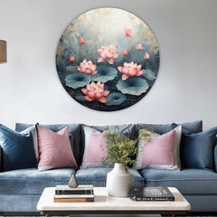 Στρογγυλές ζωγραφιές με ακρυλικό Blossoming Mystery | διαφορετικές διαστάσεις