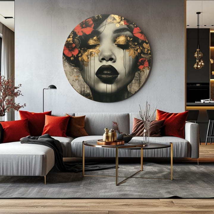 Στρογγυλές ζωγραφιές με ακρυλικό Στο βασίλειο των ονείρων | διαφορετικές διαστάσεις