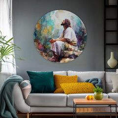 Στρογγυλές ζωγραφιές με ακρυλικό Πνευματική ειρήνη | διαφορετικές διαστάσεις