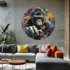 Στρογγυλές ζωγραφιές με ακρυλικό Μια ιστορία στα μάτια | διαφορετικές διαστάσεις