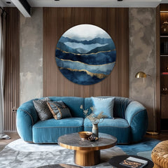 Στρογγυλές ζωγραφιές με ακρυλικό Αφηρημένοι ωκεανοί | διαφορετικές διαστάσεις