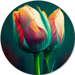 Στρογγυλές ζωγραφιές με ακρυλικό Γαμήλιο όρκο | διαφορετικές διαστάσεις