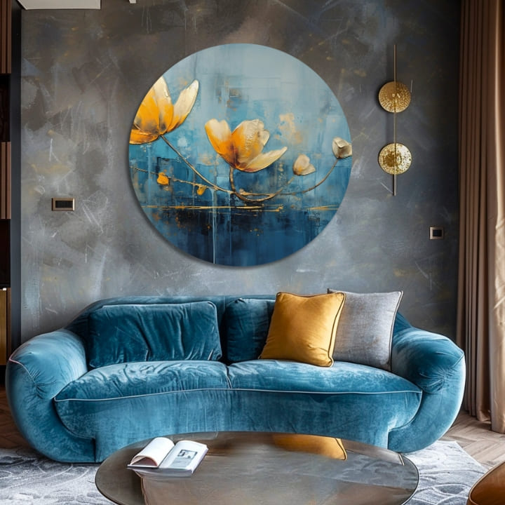 Στρογγυλές ζωγραφιές με ακρυλικό Η ιστορία ενός βασιλείου | διαφορετικές διαστάσεις