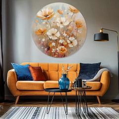 Στρογγυλές ζωγραφιές με ακρυλικό ανέμελη ζωή | διαφορετικές διαστάσεις